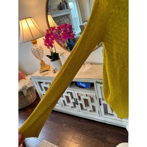 Mustard colored Ellen Fisher size small sweater - Picture 3 of 6